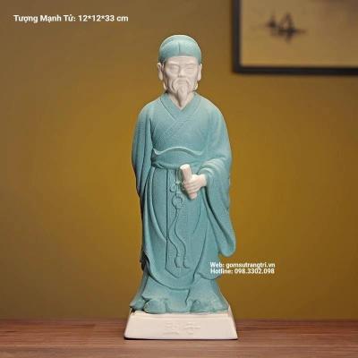 BỘ TƯỢNG NGŨ TỬ: LÃO TỬ, KHỔNG TỬ, MẠNH TỬ, TRANG TỬ, KHÔNG TỬ